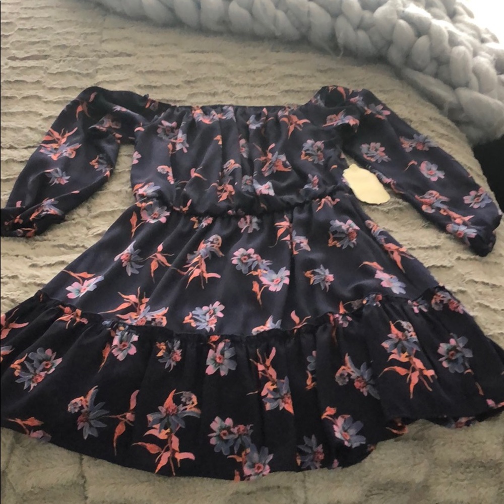 Altar’d State Purple Floral Dress -NWT